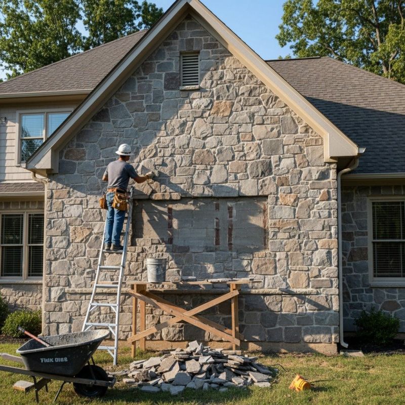 Stone Wall Hardscaping
